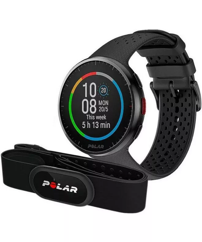 Reloj Deportivo unisex Polar Pacer Pro Carbon Grey SET 725882063980