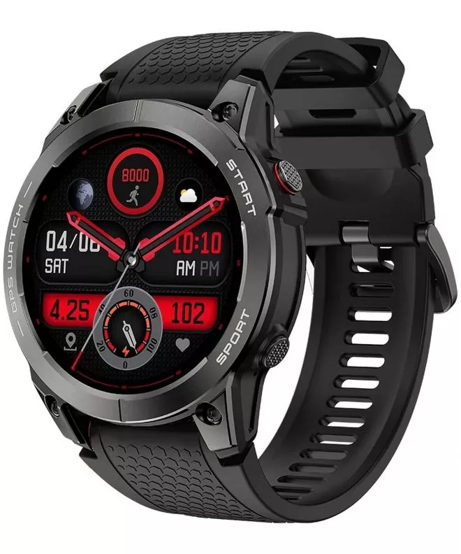 Smartwatch unisex Manta Activ X GPS Czarny SET SWA001BK