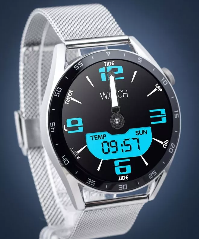 Smartwatch para hombres Pacific 42 Sport Silver PC00344