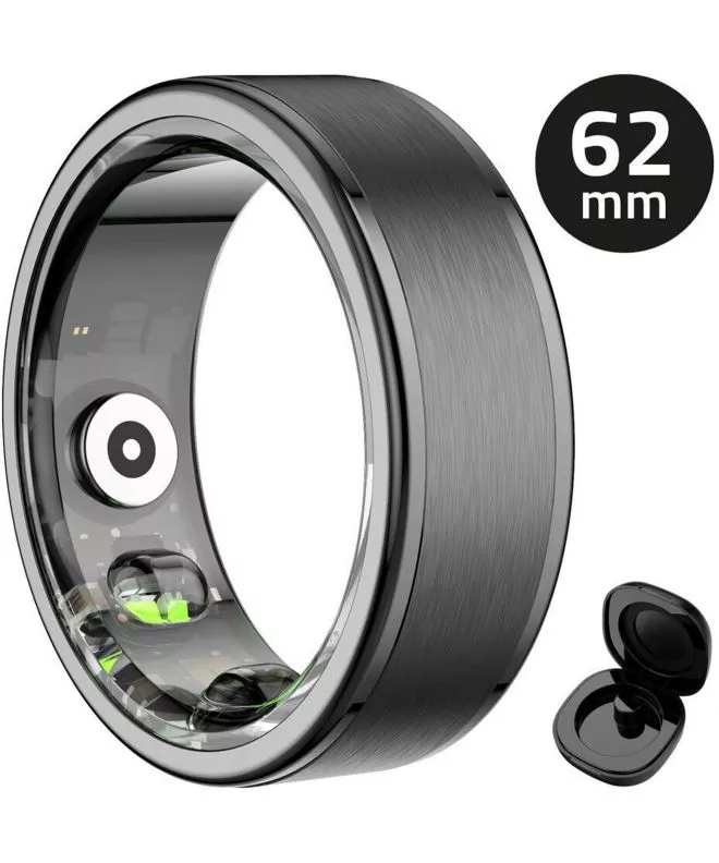 Smartring unisex Manta OneRing Negro 62 mm SR01BK-62