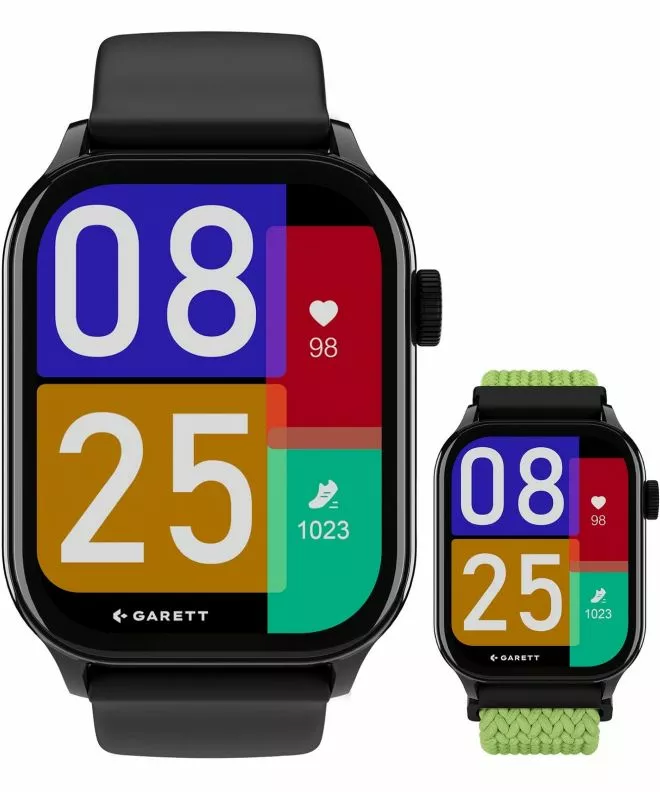 Smartwatch unisex Garett Activity 3 Negro SET 5904238487242