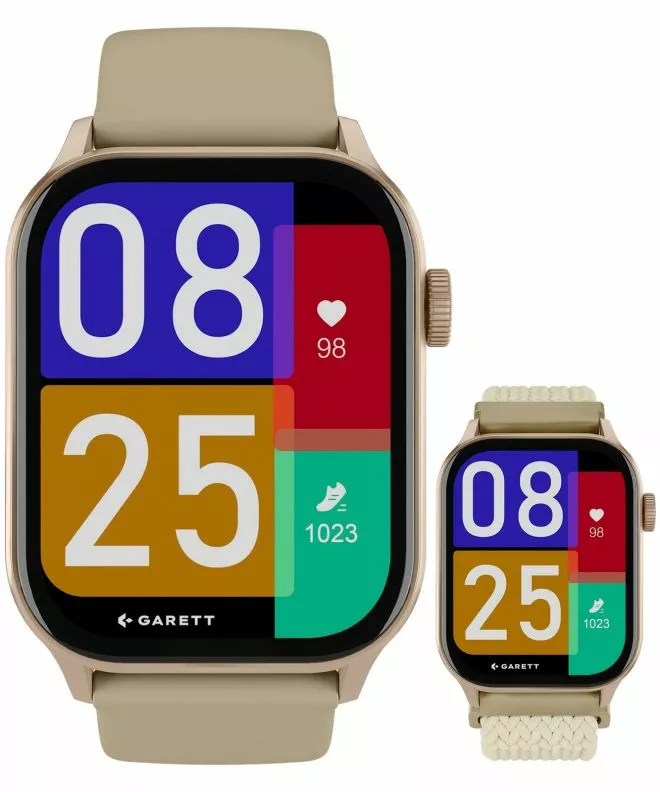 Smartwatch unisex Garett Activity 3 Oro SET 5904238487259