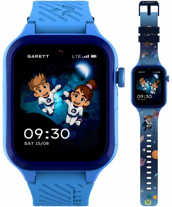 Smartwatch para niños Garett Kids Essa AI 4G Azul SET 5904238487273