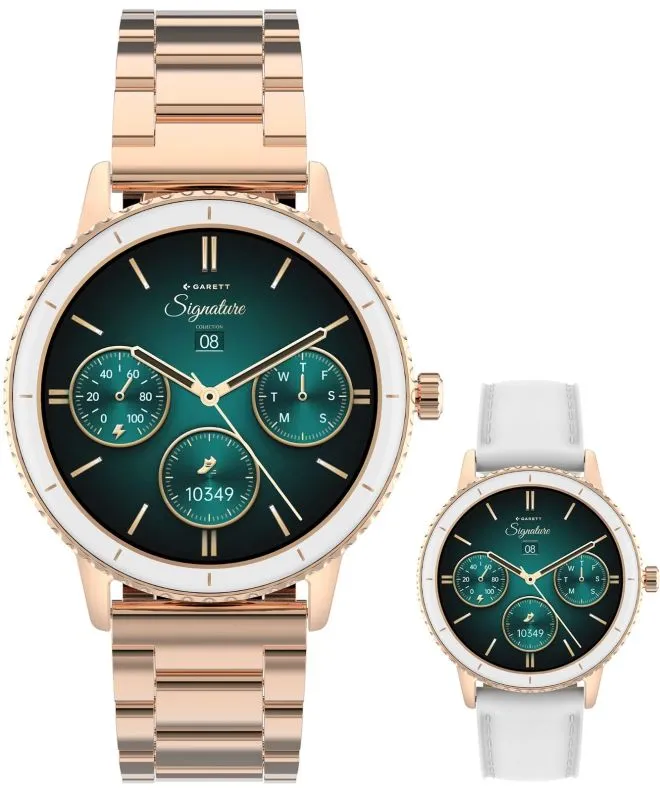 Smartwatch para mujeres Garett Signature Grace Rose Gold Solid SET 5904238485071