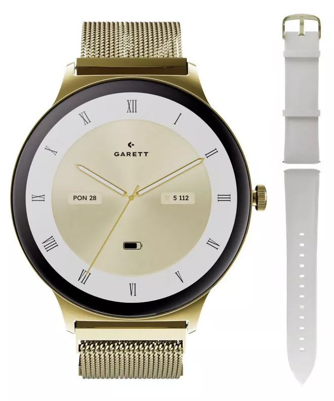 Smartwatch para mujeres Garett Verona 2 Glow Mesh SET 5904238487037