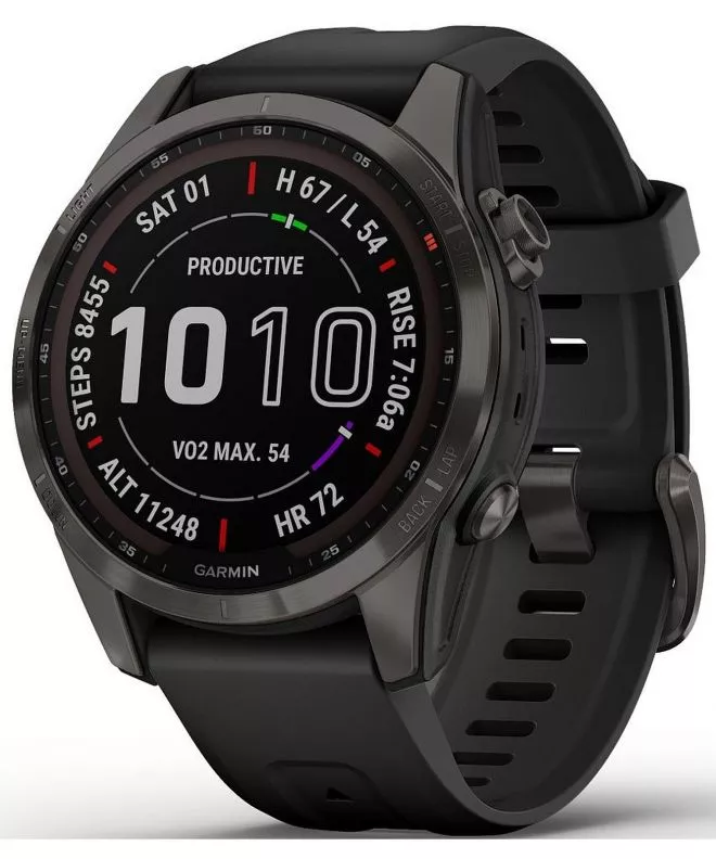 Smartwatch unisex Garmin Fenix 7S Sapphire Solar 010-02539-25