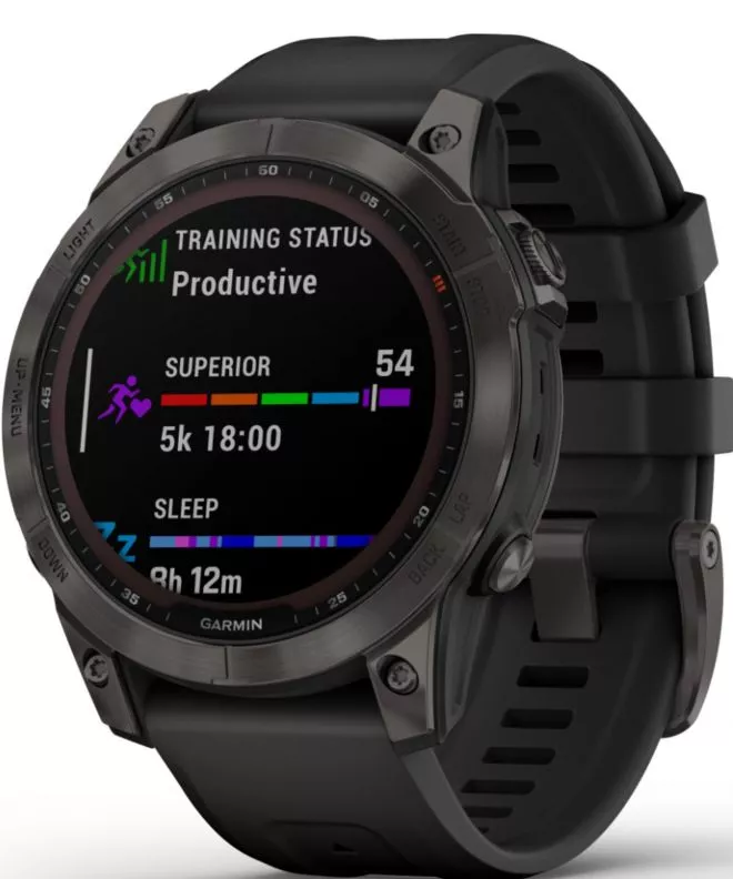 Smartwatch para hombres Garmin Fenix 7 Sapphire Solar 010-02540-21
