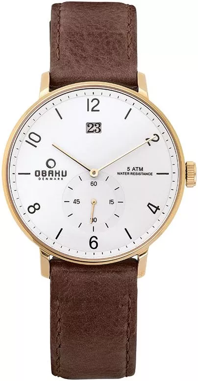 Reloj para hombres Obaku Denmark V190GDGWRN