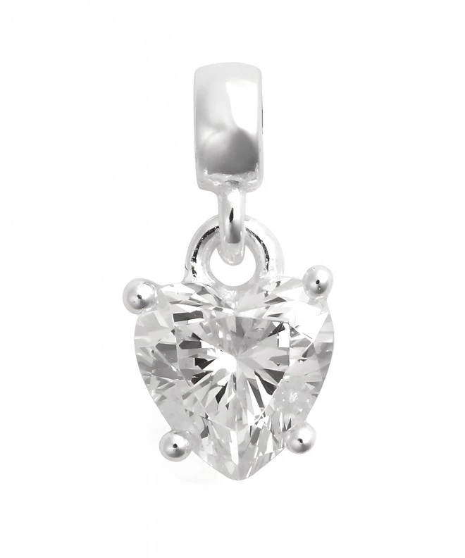 Colgante Daniel Wellington Heart White Crystal Charm DW00401049