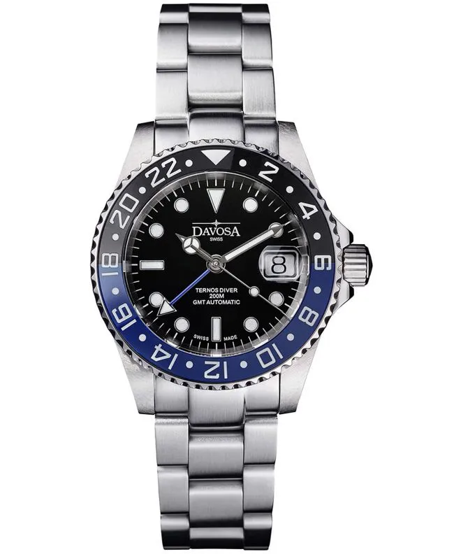 Reloj para hombres Davosa Ternos Ceramic GMT WaveSl Automatic 161.590.40W