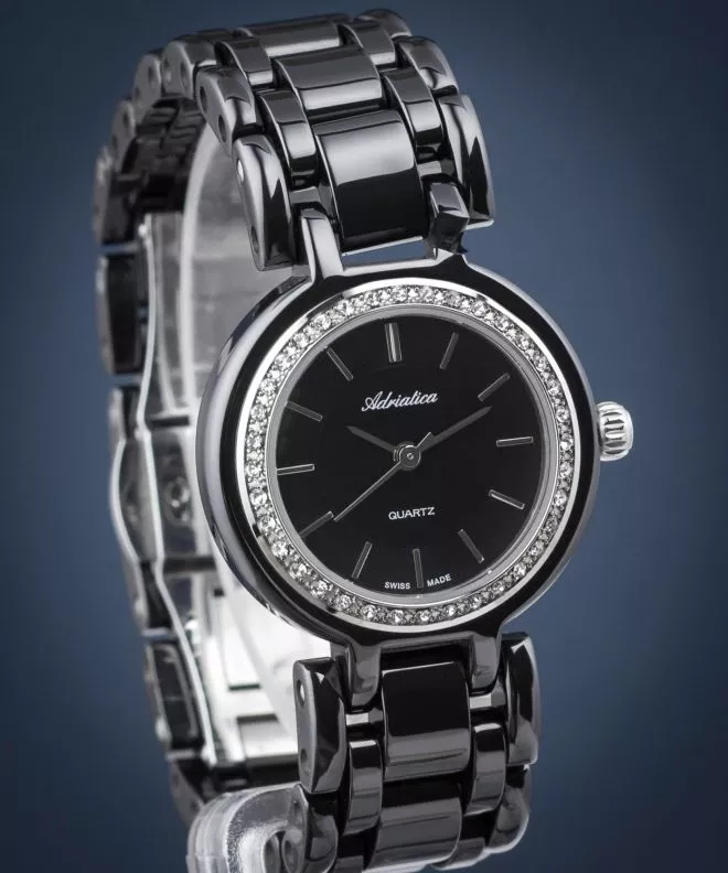 Reloj para mujeres Adriatica Ceramic A3408.E114QZ