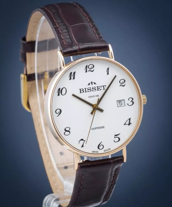 Reloj para hombres Bisset Gold 14 K BSYF24GAWX01BX