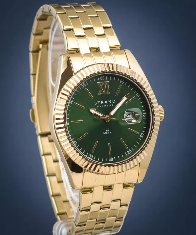 Reloj para hombres Strand by Obaku Marina S721GDGESG-DM