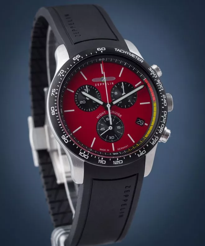 Reloj para hombres Zeppelin Night Cruise Chronograph 7288-5-KB