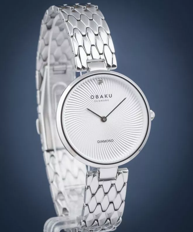 Reloj para mujeres Obaku Diamant Brace V256LXCISC