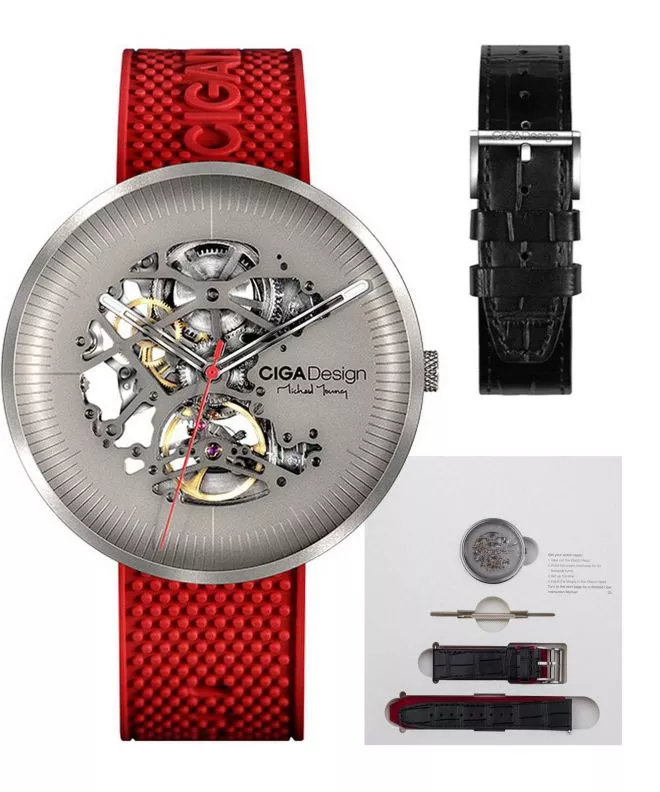 Reloj para hombres Ciga Design MY Titanium Skeleton Automatic M031-TITI-W15RE