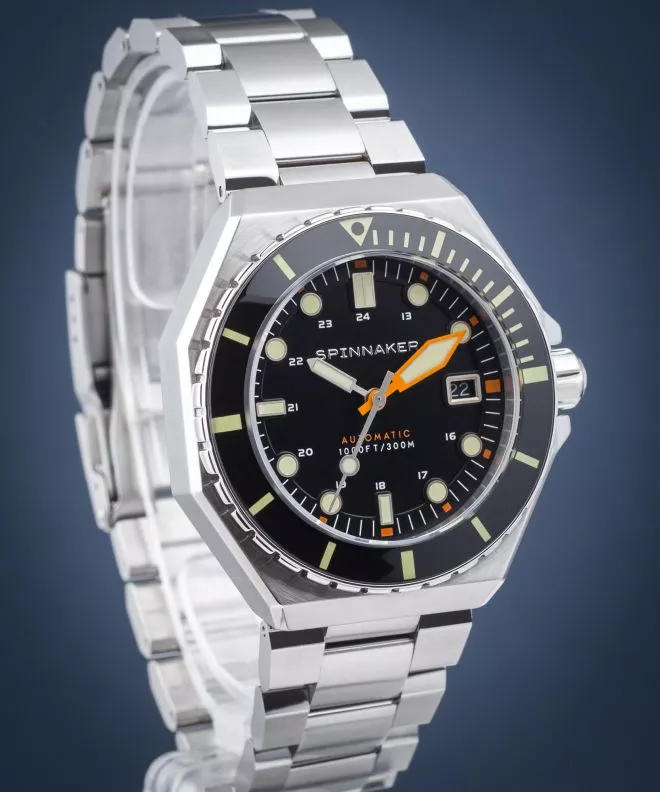 Reloj para hombres Spinnaker Dumas Classic Black Automatic Limited Edition SP-5081-FF