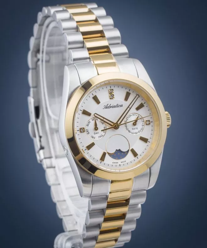 Reloj para mujeres Adriatica Moonphase A3802.2193QF