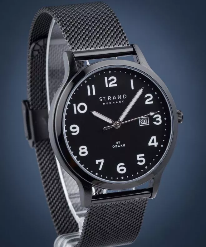 Reloj para hombres Strand by Obaku Whiteheaven S751GDBBMB