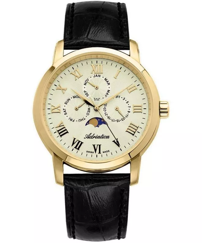 Reloj para hombres Adriatica Moon Phases A8134.1231QF
