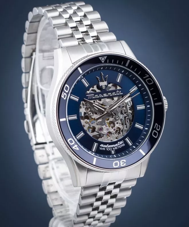Reloj para hombres Maserati Sfida Skeleton Automatic R8823140011