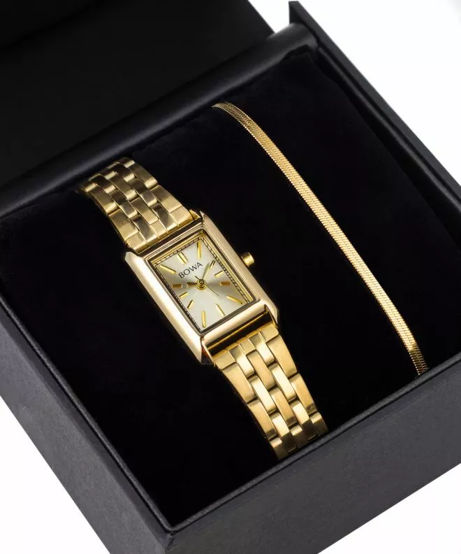 Reloj para mujeres BOWA Paris Full-Gold Steel 20 Gift Set PS194-44-144S-419-03