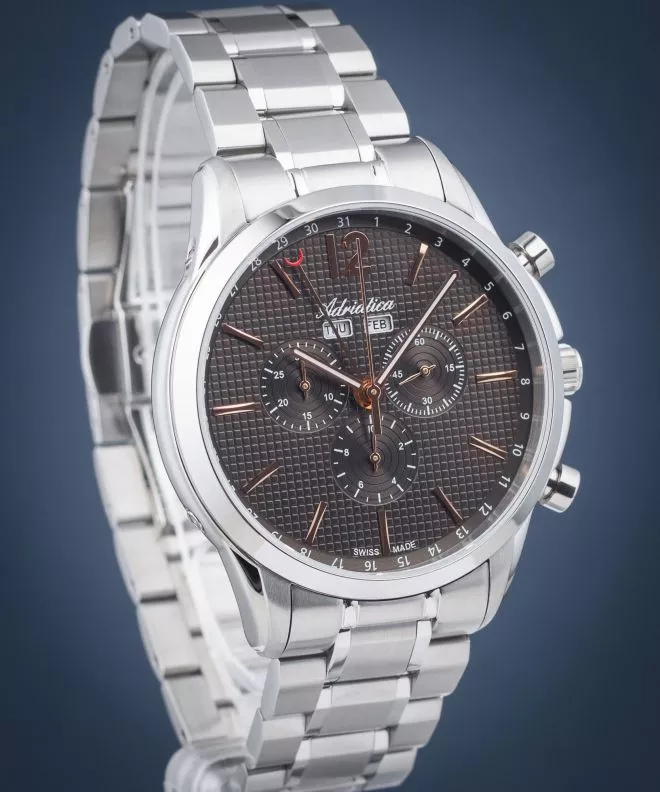 Reloj para hombres Adriatica Multifunction Chronograph A8283.51R6CH