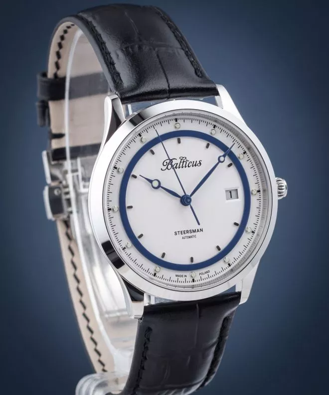 Reloj para hombres Balticus Steersman Automatic Limited Edition BALSTSWBLU