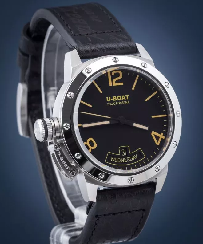 Reloj para hombres U-Boat Classico 40 Vintage Screws Bezel 8890