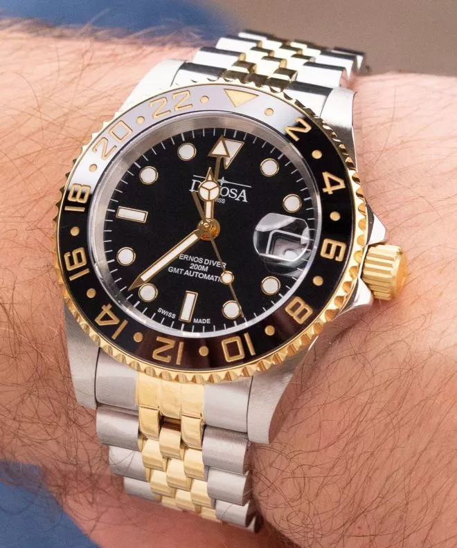 Reloj para hombres Davosa Ternos Diver Ceramic GMT 161.591.05