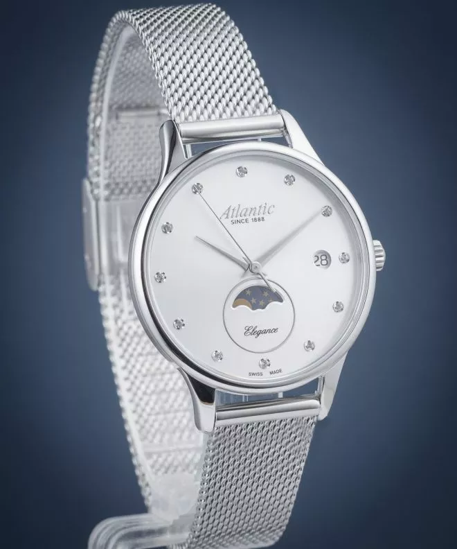 Reloj para mujeres Atlantic Elegance Moonphase 29040.41.27MB