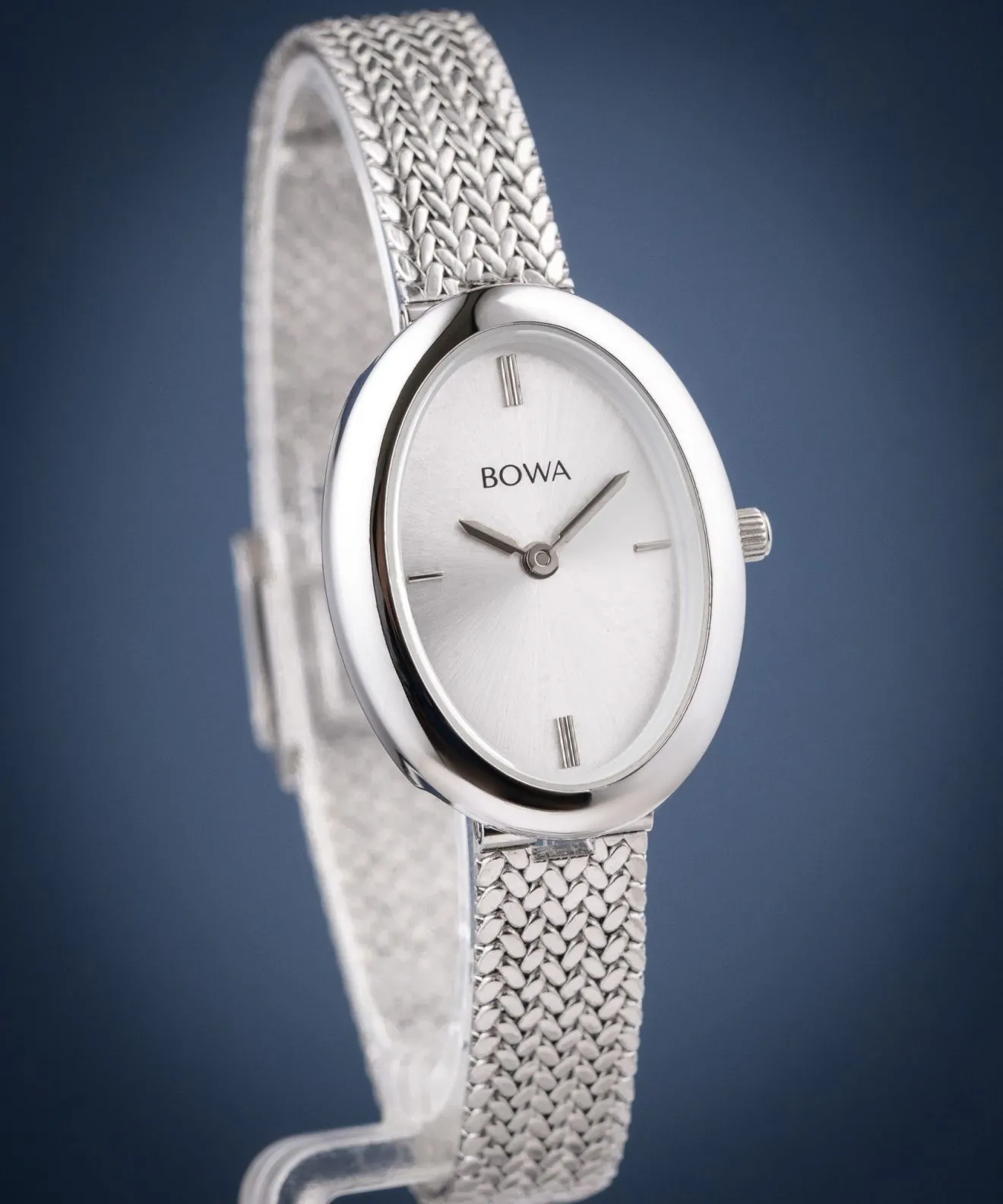 Reloj para mujeres BOWA Oslo Full Silver Mesh 23 OS235-55-105M