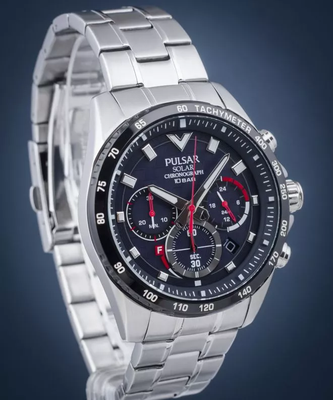 Reloj para hombres Pulsar Sports Chronograph Solar PZ5117X1