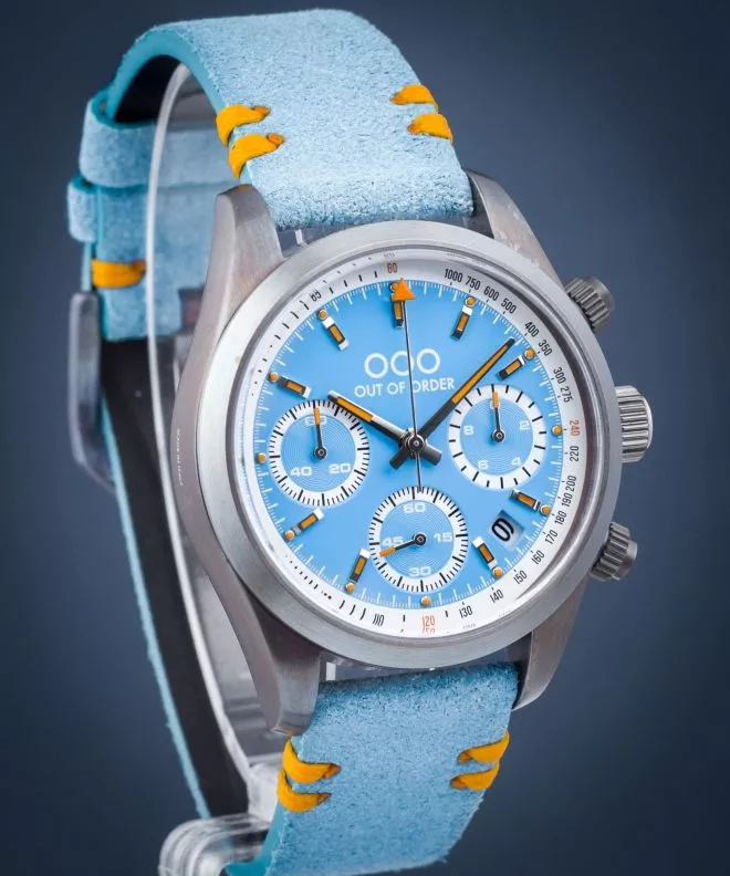 Reloj para hombres Out of Order Azure Sporty Cronografo OOO.001-23.AZ.AZ