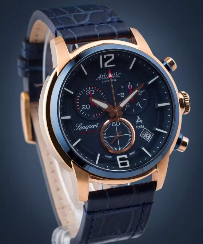 Reloj para hombres Atlantic Seasport Chronograph 87461.44.55