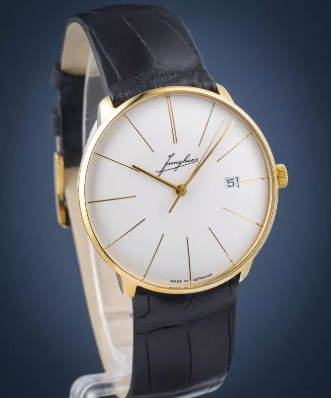 Reloj para hombres Junghans Meister Fein Automatic 18K Gold Limited Edition 27/9101.00