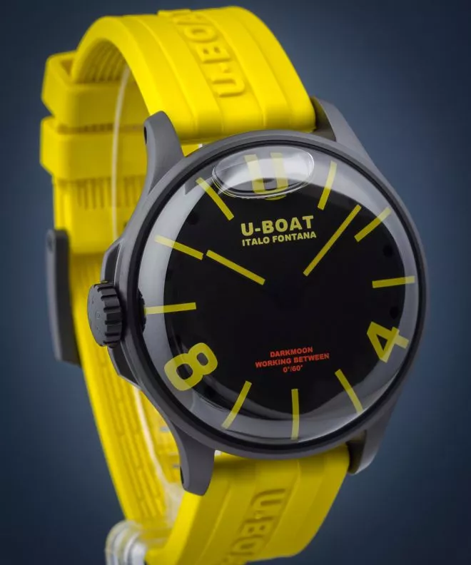 Reloj para hombres U-Boat Darkmoon 44 BK Yellow PVD 9522