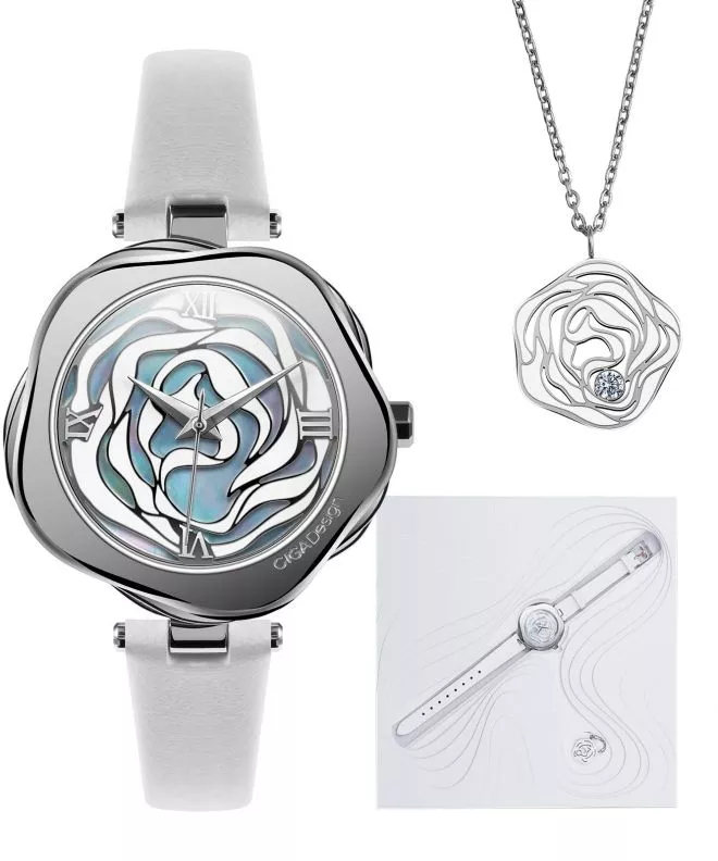 Reloj para mujeres Ciga Design R Danish Rose R012-SISI-W1