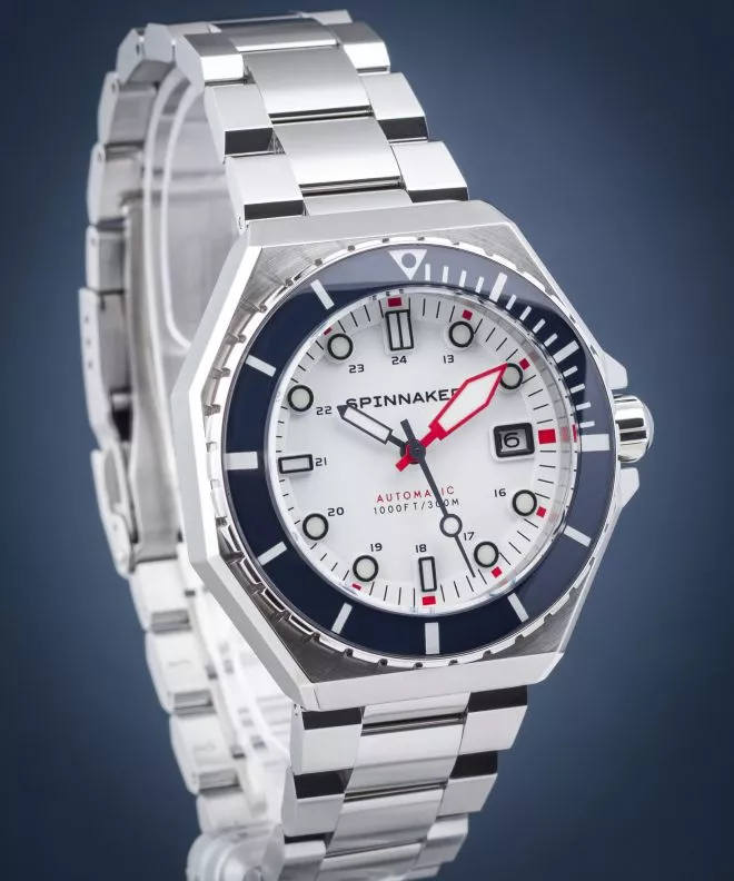 Reloj para hombres Spinnaker Dumas Regatta White Automatic Limited Edition SP-5081-HH
