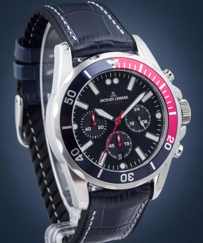 Reloj para hombres Jacques Lemans Liverpool Chronograph 1-2091B