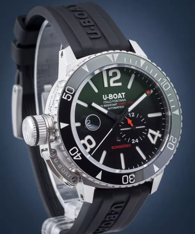 Reloj para hombres U-Boat Sommerso Ceramic Green 9520