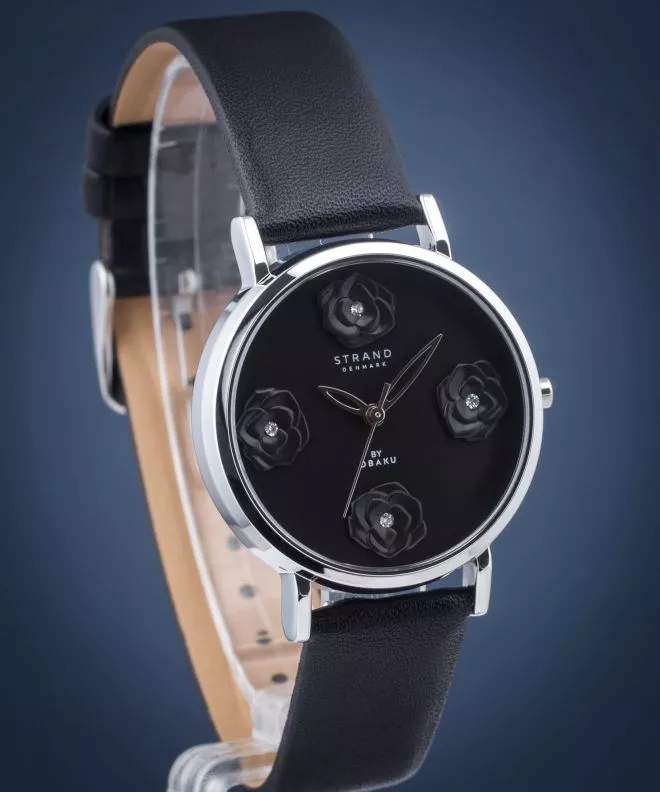 Reloj para mujeres Strand by Obaku Flower S733LXCBVB