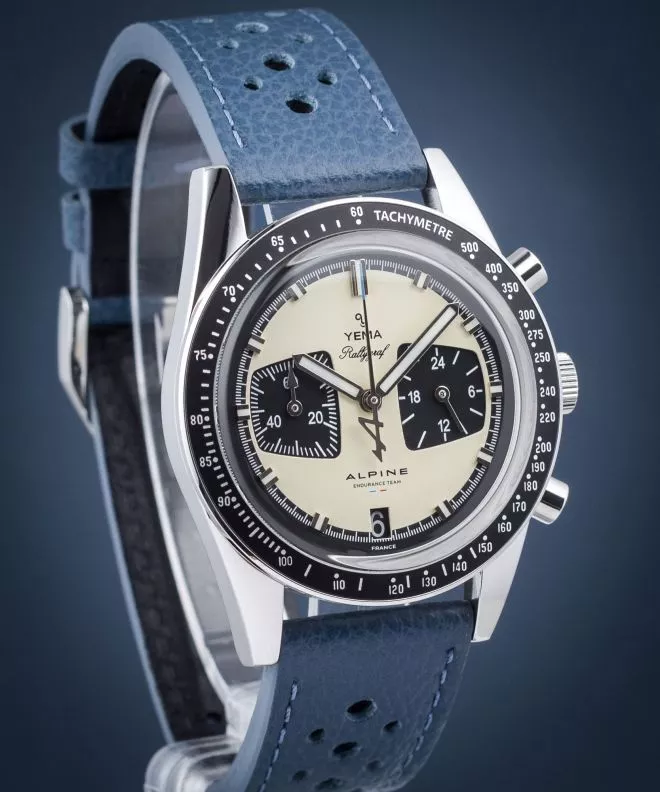 Reloj para hombres Yema Rallygraf Meca Quartz Alpine Endurance Team YMHF1581ALP-BG