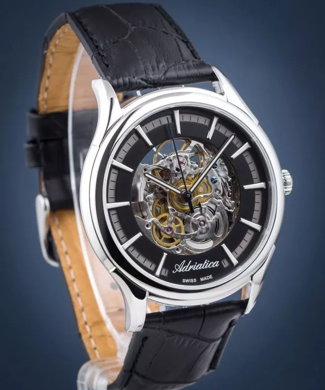 Reloj para hombres Adriatica Automatic Skeleton SET A8328.5216SA