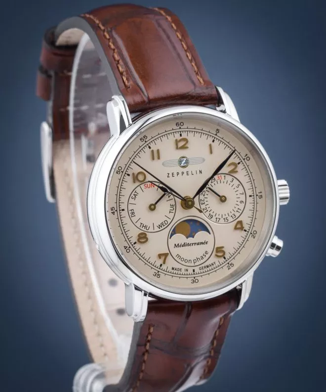 Reloj para mujeres Zeppelin Mediterranee Moonphase Lady 9637-5