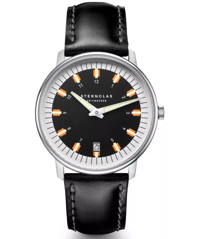 Reloj para hombres Sternglas Egor Black Silver S01-EG03-BR02