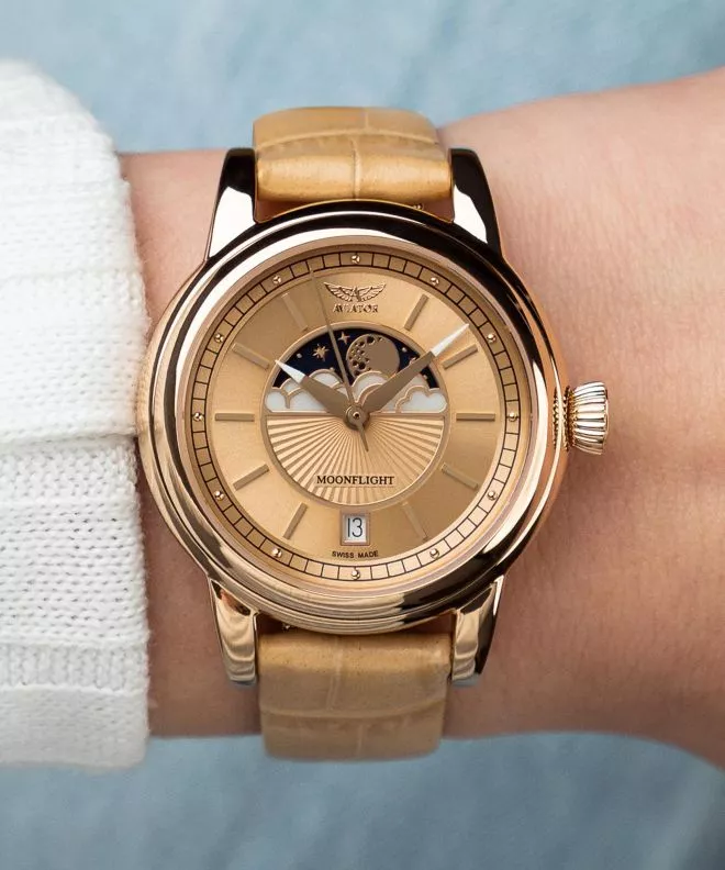 Reloj para mujeres Aviator Douglas Moonflight V.1.33.2.260.4