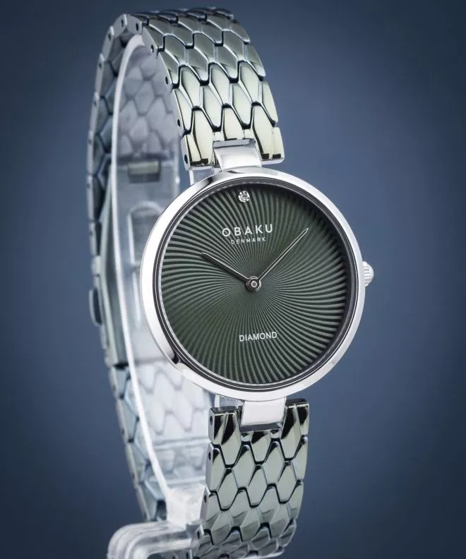 Reloj para mujeres Obaku Fashion Diamond V256LXCESE