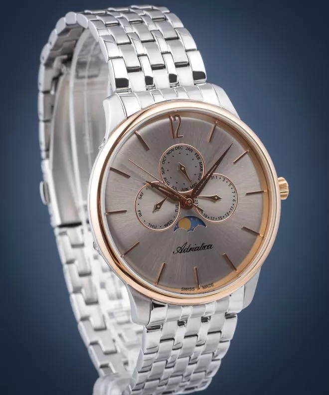 Reloj para hombres Adriatica Moonphase A8269.R157QF