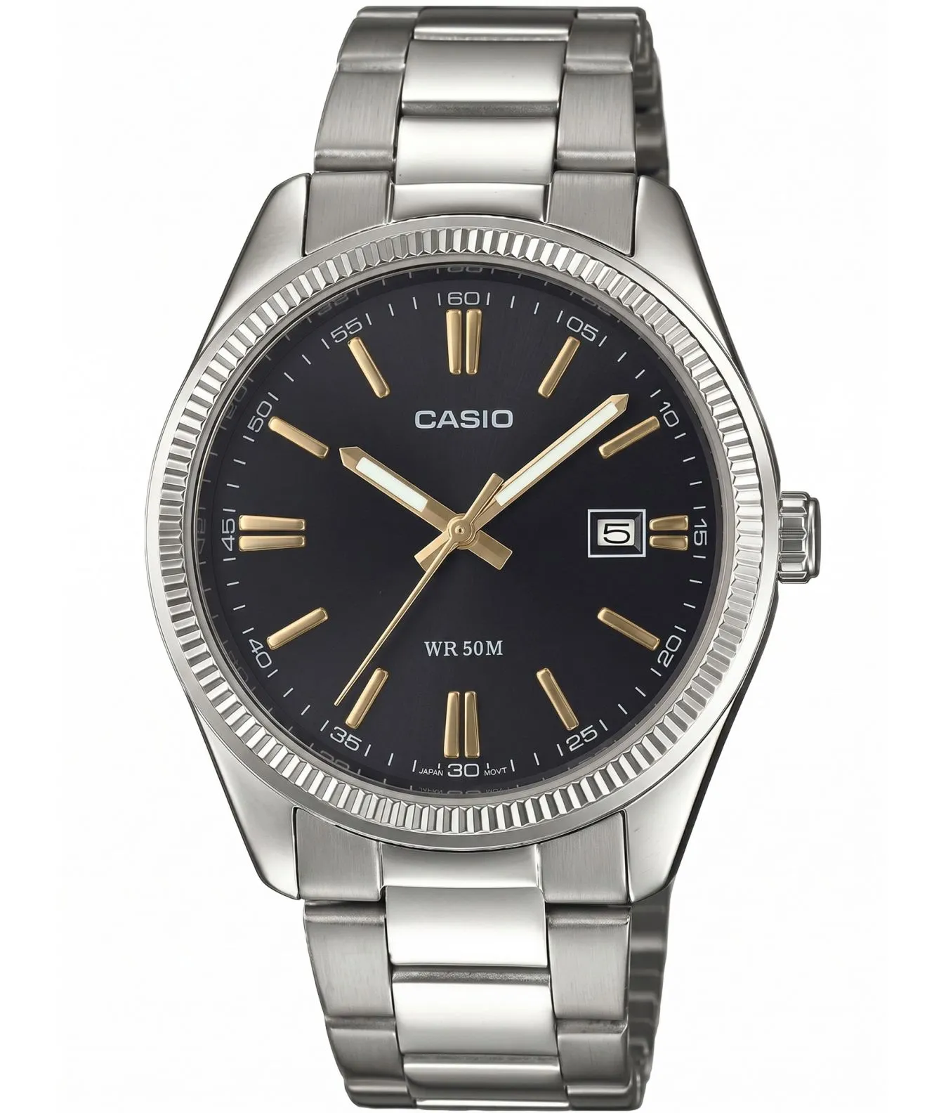 Reloj para hombres Casio MTP negro MTP-1302D-1A2VEF